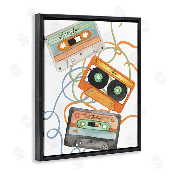 Stupell Industries Elizabeth Medley | Cassette Mix Tapes Trio Wall Art