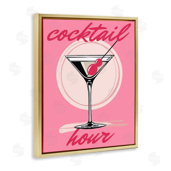 Stupell Industries Elizabeth Medley | Pink Cocktail Hour