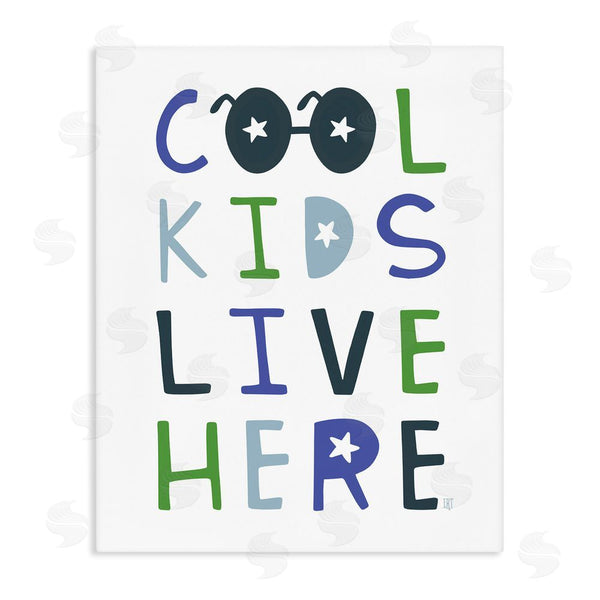 stupell industries Elizabeth Tyndall | Cool Kids Live Here Wall Art