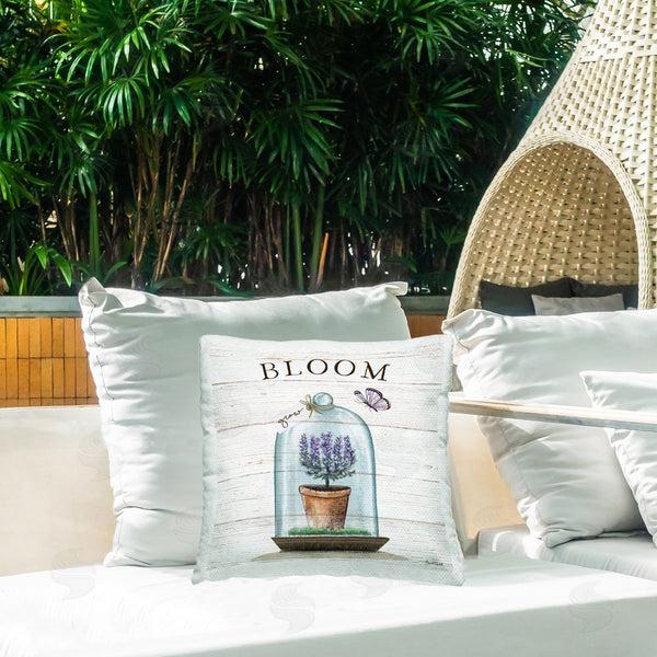 Stupell Industries Elizabeth Tyndall | Cottage Bloom In Bell Jar Throw Pillow