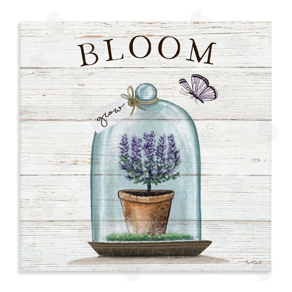 stupell industries Elizabeth Tyndall | Cottage Bloom in Bell Jar Wall Art