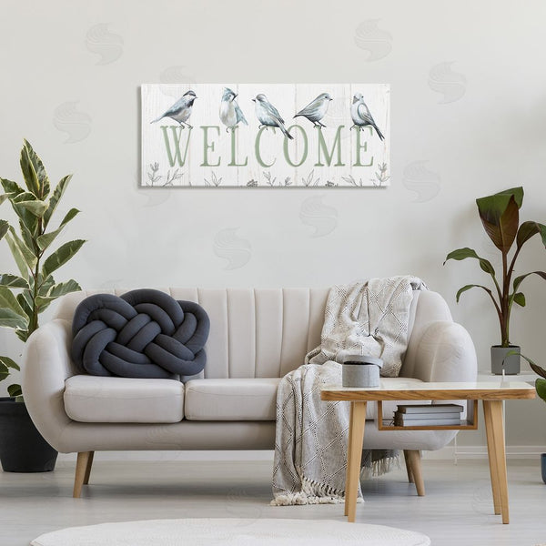 Stupell Industries Elizabeth Tyndall | Delicate Welcome Birds Wall Art