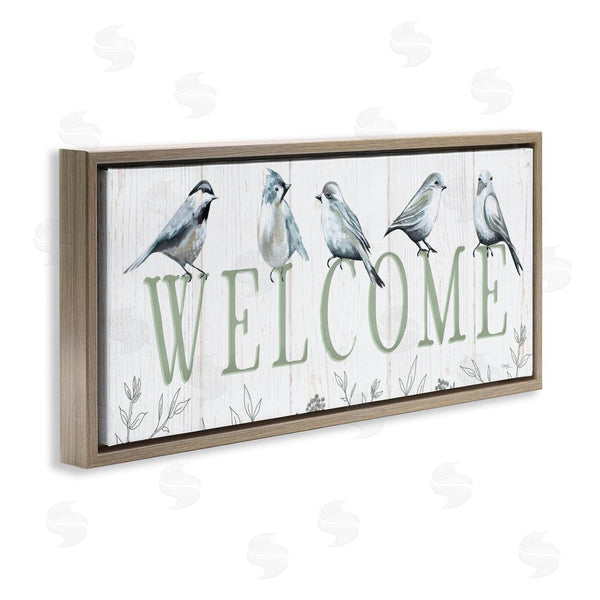 Stupell Industries Elizabeth Tyndall | Delicate Welcome Birds Wall Art