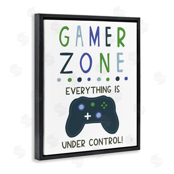 Stupell Industries Elizabeth Tyndall | Everything Under Control Gamer Zone Wall Art