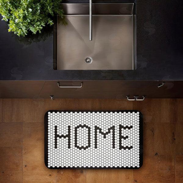 Stupell Industries Elizabeth Tyndall | Home Mosaic Pattern Anti-Fatigue Mat