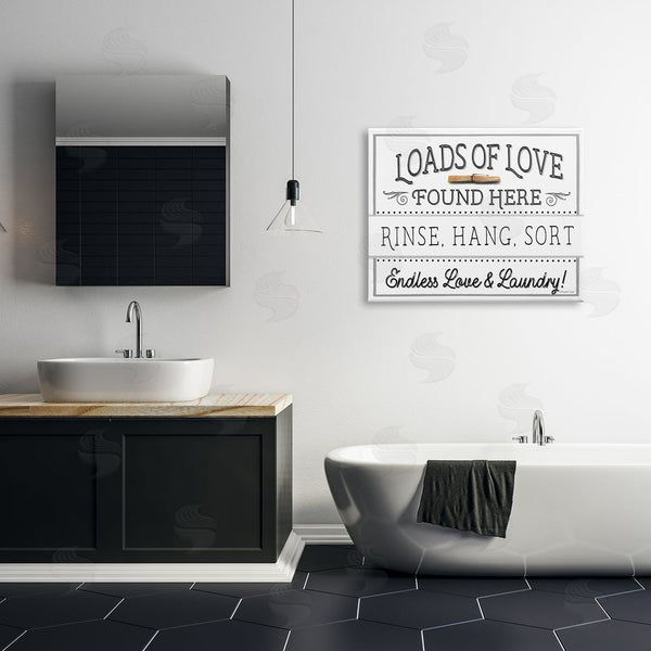 Stupell Industries Elizabeth Tyndall | Loads Of Love Laundry Wall Art