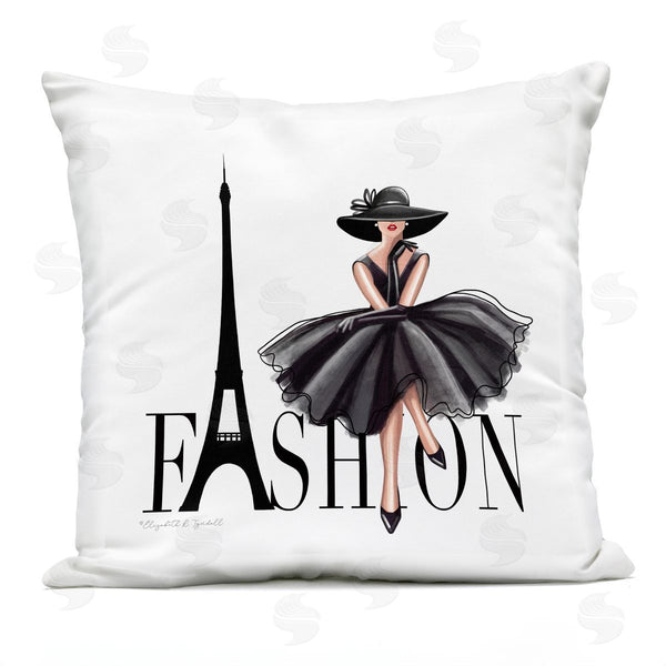 Stupell Industries Elizabeth Tyndall | Parisian Fashion Illustration Printed Throw Pillow