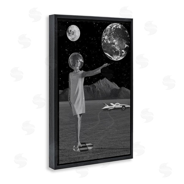 Stupell Industries Elo Marc | On A Mission Retro Space Wall Art