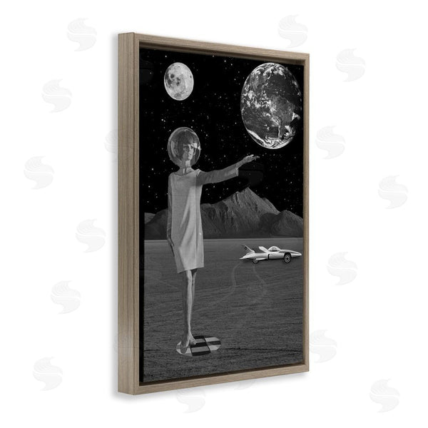 Stupell Industries Elo Marc | On A Mission Retro Space Wall Art
