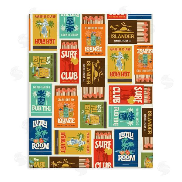 stupell industries Emily Dumas | Vintage Tropical Match Boxes Wall Art