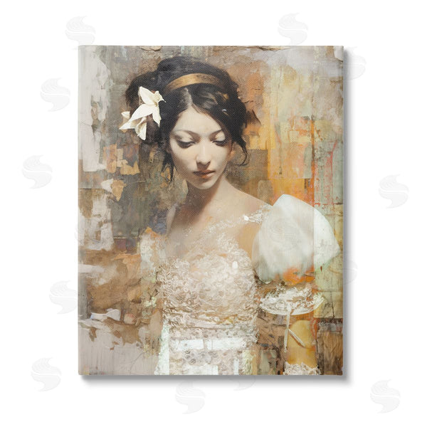 stupell industries Enrico McGarrigle | Abstract Bride Collage Wall Art