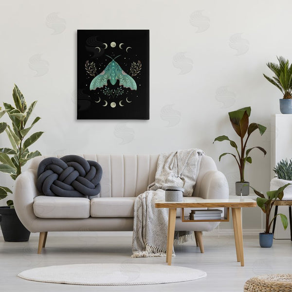 Stupell Industries Episodic Drawings | Celestial Moth & Moon Wall Art