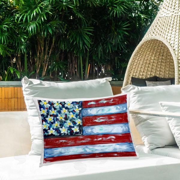 Stupell Industries Estelle Grengs | Flower Stars & Stripes Flag