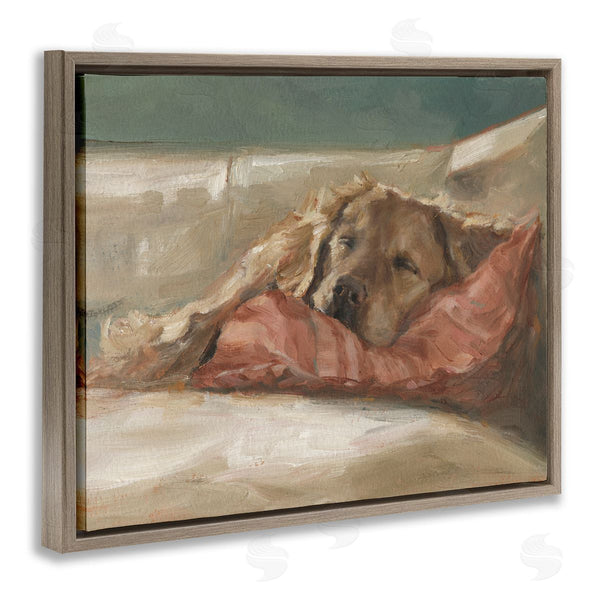 Stupell Industries Ethan Harper | Comfortable Sleeping Labrador