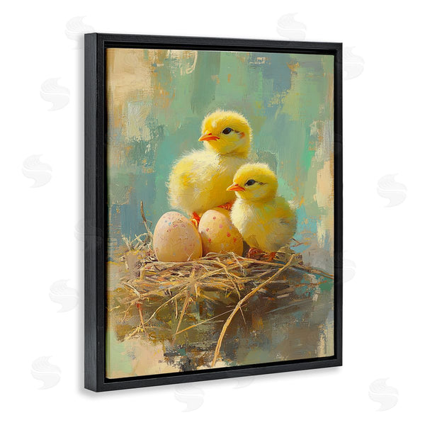 Stupell Industries Franklyn Gregory | Easter Chicks And Eggs