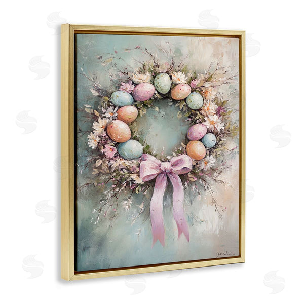 Stupell Industries Franklyn Gregory | Easter Egg Wreath