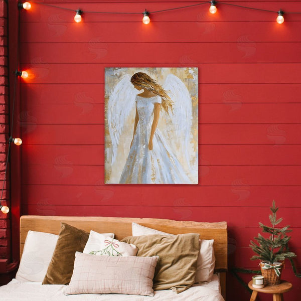 Stupell Industries Franklyn Gregory | Holy Angel In White Wall Art