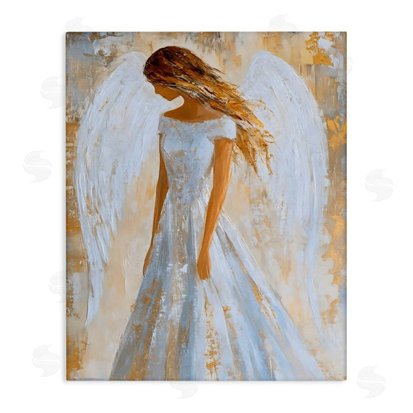 stupell industries Franklyn Gregory | Holy Angel In White Wall Art
