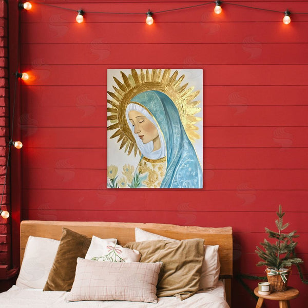 Stupell Industries Franklyn Gregory | Holy Mary In Gold Wall Art