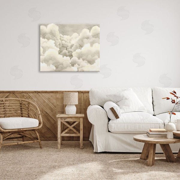 Stupell Industries Grace Popp | Soft Pillowy Clouds Muted Neutral Sky Landscape Wall Art