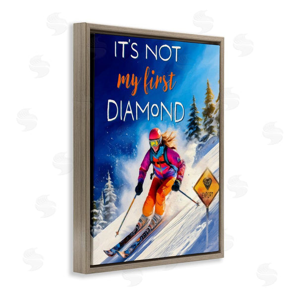 Stupell Industries Grotto Studios | Not My First Diamond