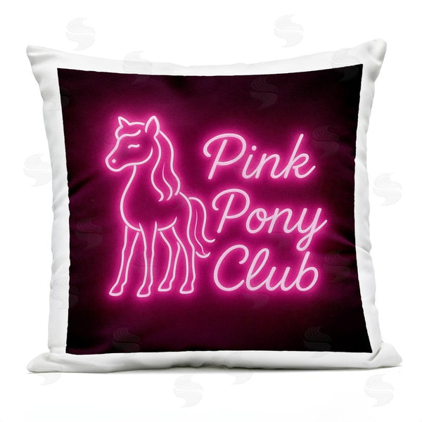 Stupell Industries Grotto Studios | Pink Pony Club Neon Throw Pillow