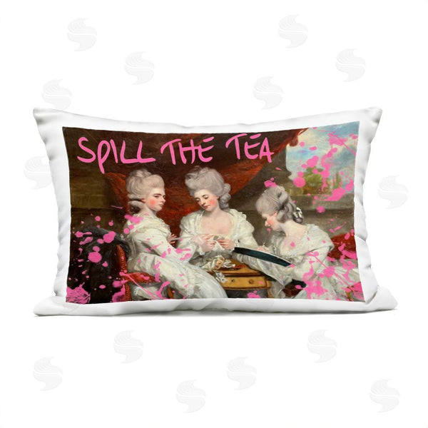 Stupell Industries Grotto Studios | Spill The Tea Iconic Ladies Throw Pillow
