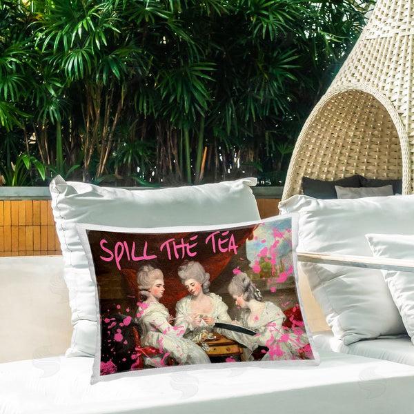 Stupell Industries Grotto Studios | Spill The Tea Iconic Ladies Throw Pillow