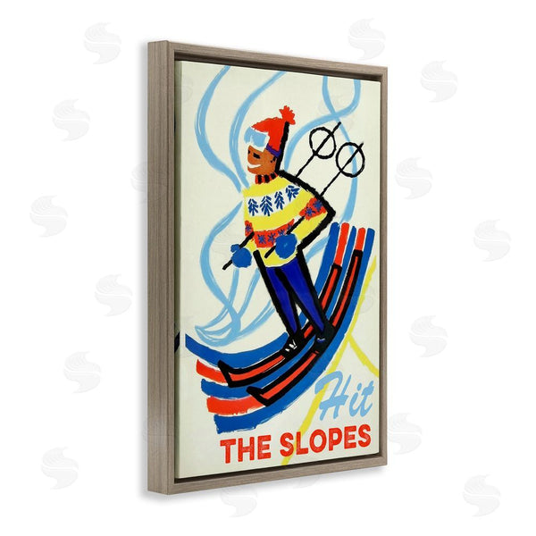 Stupell Industries Grotto Studios | Vintage Hit The Slopes