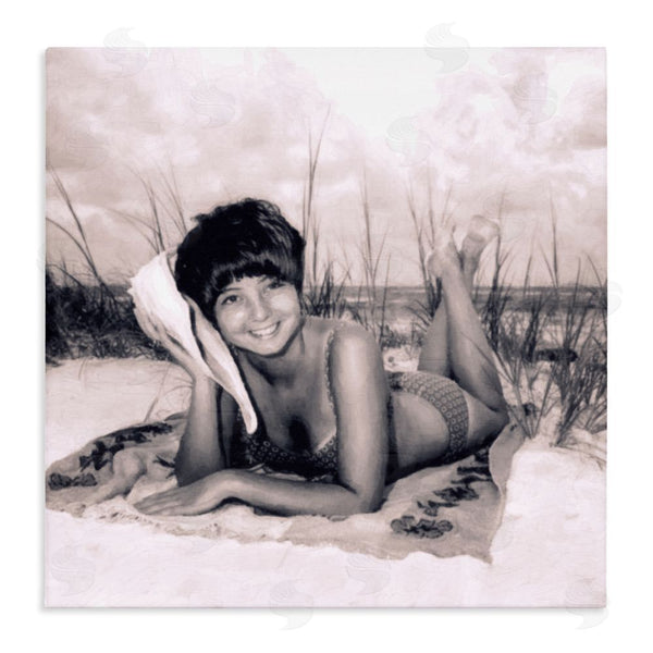 stupell industries Grotto Studios | Vintage Summer Girl with Conch
