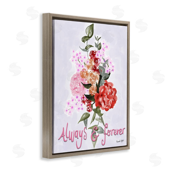 Stupell Industries Hannah Byatt | Always & Forever Flowers Wall Art