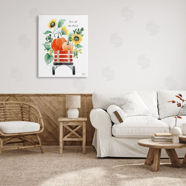 Stupell Industries Heather Lee Chan | Pick Of The Patch Seasonal Autumn Plants Sunflowers Wall Art