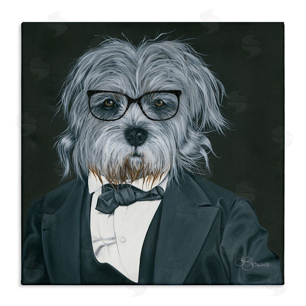stupell industries Hollihocks Art | Shaggy Dog in Classy Suit