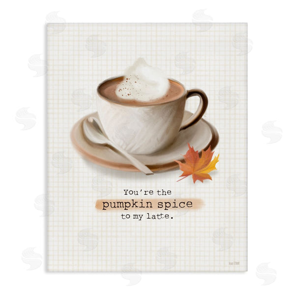 stupell industries House Fenway | The Pumpkin Spice to My Latte Romantic Phrase Wall Art