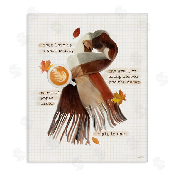 stupell industries House Fenway | Your Love is A Warm Scarf Romantic Phrase Wall Art