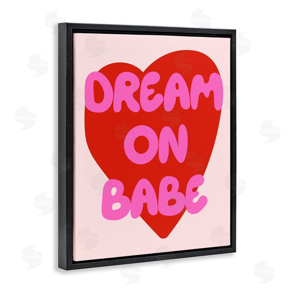 Stupell Industries House Of Lulu | Dream On Babe Red Heart