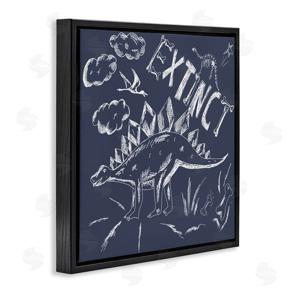 Stupell Industries HUE And MI And Sangita | Sketchy Extinct Dinosaur Wall Art