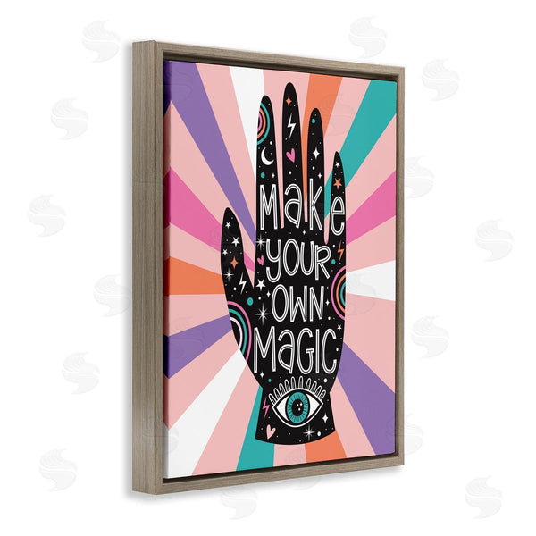 Stupell Industries Ilis Avilés | Make Your Own Magic Colorful Stripes