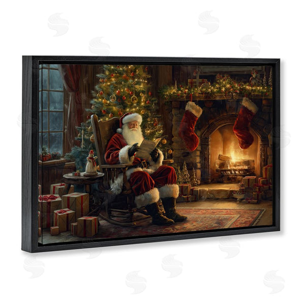 Stupell Industries Imagine It Images | Santa Claus By Fire