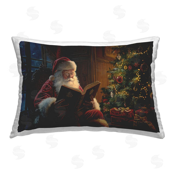 stupell industries Imagine It Images | Santa Reading by Tree