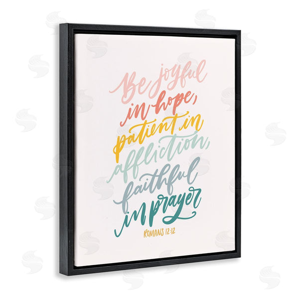 Stupell Industries Isabela Schielke | Faithful In Prayer Proverb