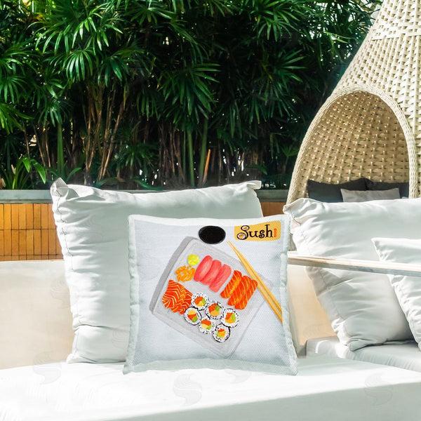 Stupell Industries James Rodewald | Delicious Sushi Plate Printed Throw Pillow