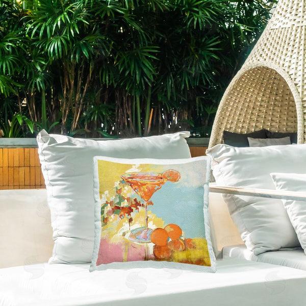 Stupell Industries Jane Slivka | Summer Citrus Martini Throw Pillow