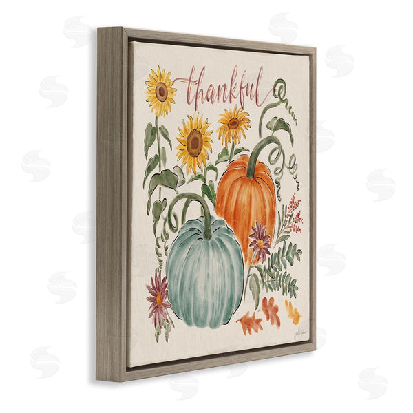 Stupell Industries Janelle Penner | Autumn Botanical Thankful Nature Wall Art