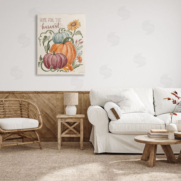 Stupell Industries Janelle Penner | Home For Harvest Cozy Autumnal Plants Botanical Flowers Wall Art