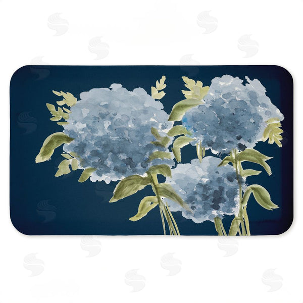 stupell industries Janice Gaynor | Blue Hydrangeas Contrast Anti-Fatigue Mat