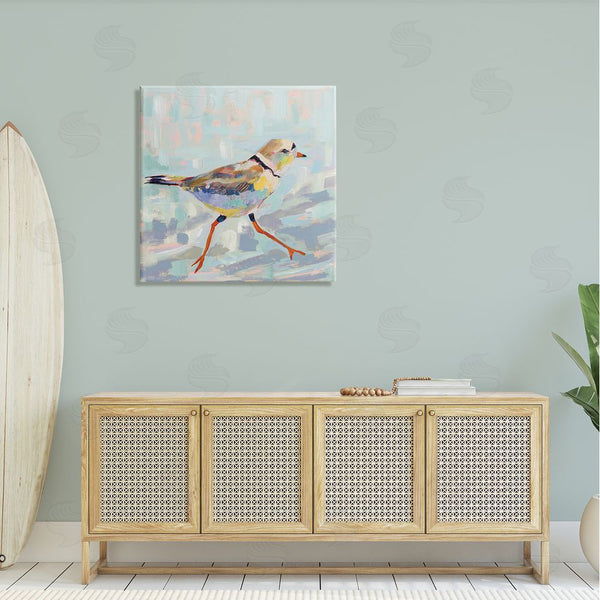 Stupell Industries Jeanette Vertentes | Coastal Plover Abstract Bird Wall Art