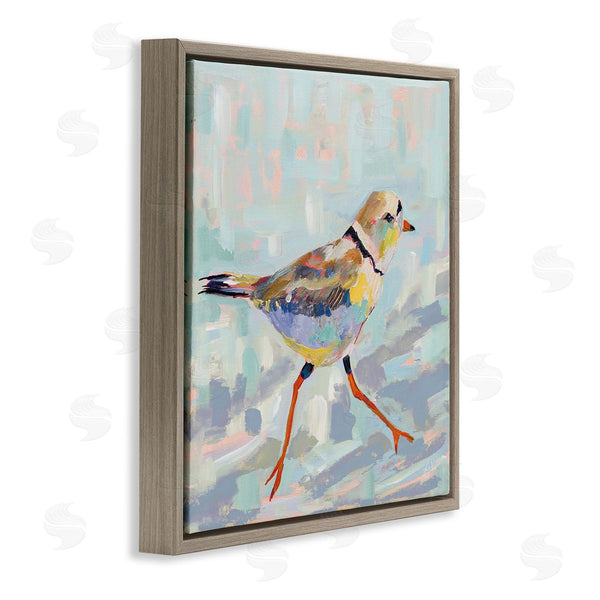 Stupell Industries Jeanette Vertentes | Coastal Plover Abstract Bird Wall Art