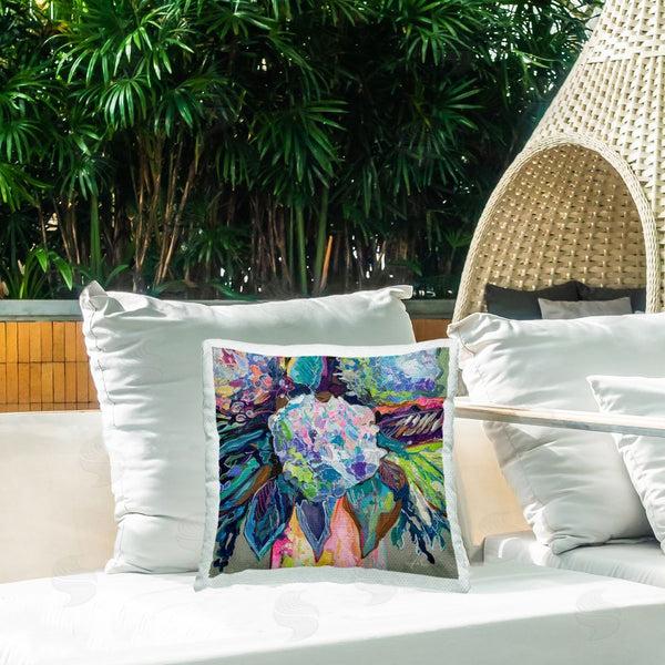 Stupell Industries Jeanette Vertentes | Love That Gives Bouquet Throw Pillow