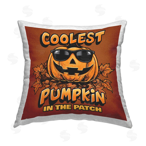 Stupell Industries Jedco Brands Inc. | Coolest Pumpkin With Sunglasses Printed Throw Pillow